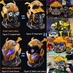 Killerbody Transforms Bumblebee 1:1 Electronic Remote & Voice Controlled Helmet
