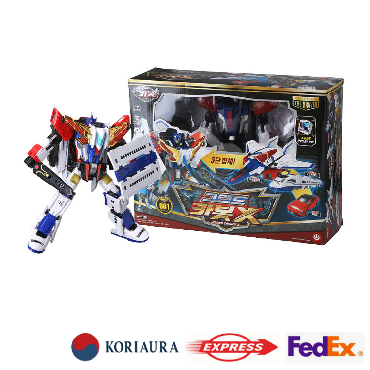 Hello Carbot The Braves GRAND CARBOT X Transformer Robot Car Cube Pack 2025