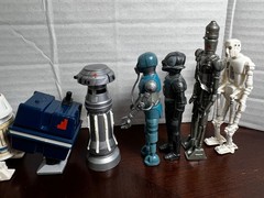 VINTAGE KENNER STAR WARS 1977-83 DROID SET LOT 10 R2 R5 8-D8 IG 3PO 2-1B FX-7 DS