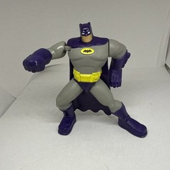 DC Comics Batman Action Figure Gray Black Yellow blue Plastic Comic Book Hero