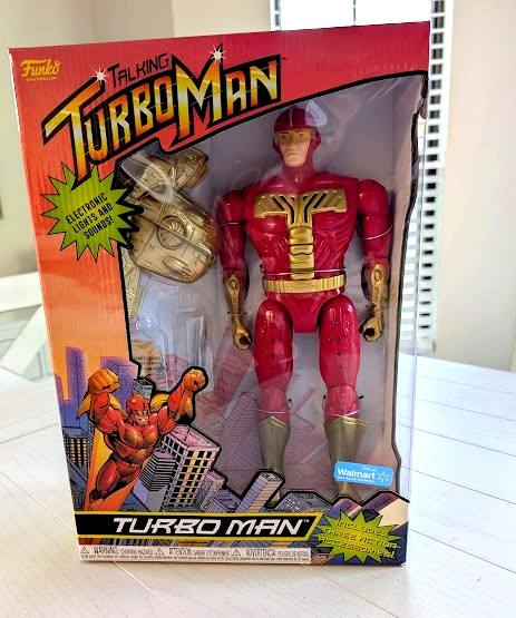 Funko Talking Turbo Man Deluxe 13.5″ Figure Jingle All the Way Exclusive NIB
