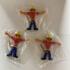 Vintage Advertising figures Cracker Jack Esso Tiger Wizard Fruit Candy & Raisins