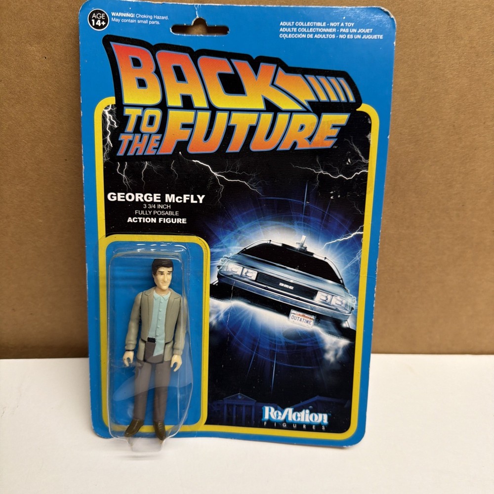 Back to the Future Action Figure George Mcfly ReAction Funko Iconic Character