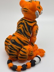 3d printed Tiger Bengal Tiger White Tiger flexible fidget toys WITH BONUS