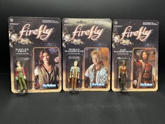 FULL SET – Funko Reaction FIREFLY Figures – SEALED & UNPUNCHED