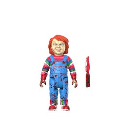 SUPER7 Child’s Play 2 Homicidal Chucky Blood Splatter ReAction Figure 3.75″ NEW