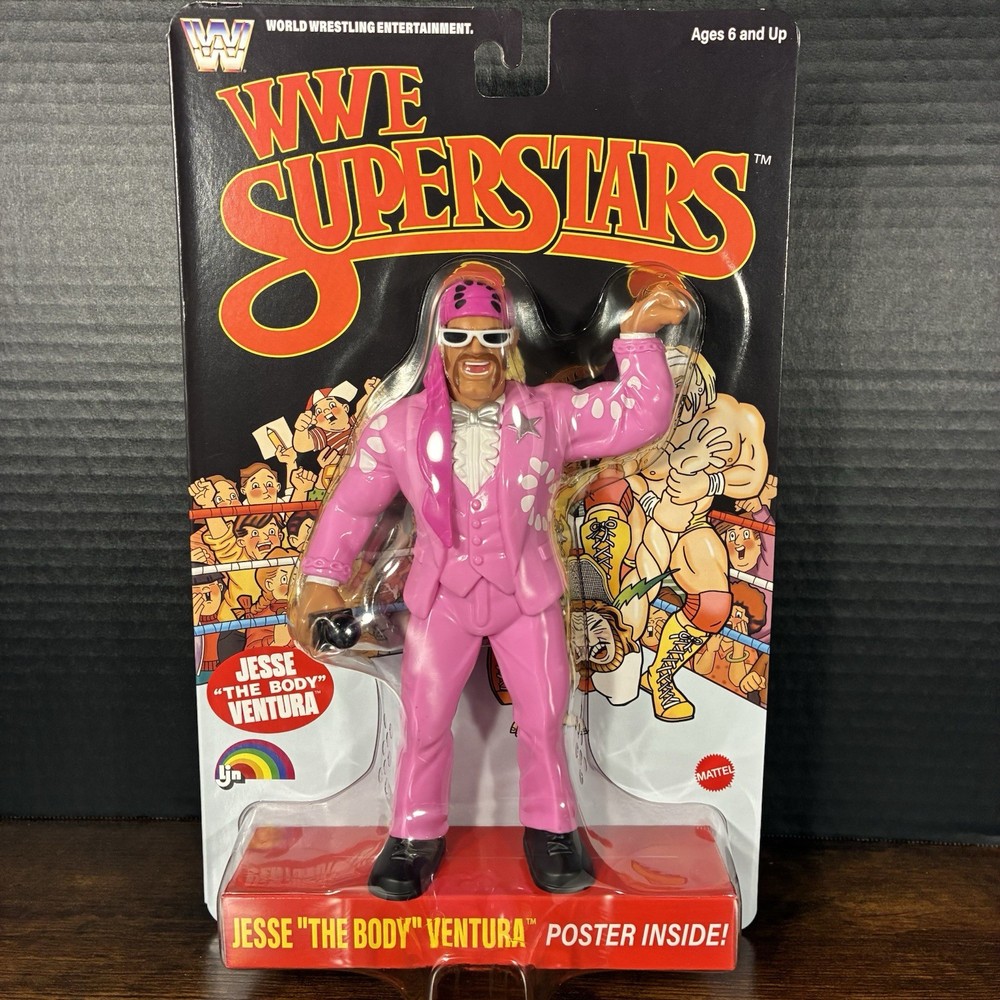 WWE Superstars LJN Jesse The Body Ventura Retro Wrestling Figure 2026 Series 2