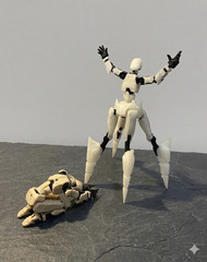 Spider Walker Mech Legs for Dummy 13 | 3D Printed Action Figure Doll Accessory