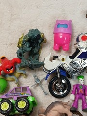 Mixed Boys Lot of Vintage and Modern Toys and Action Figures 50+ Pieces Extras