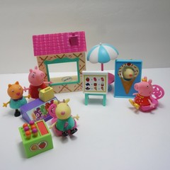 Peppa Pig And Friends Sweet Day Ice Cream Time Gabrielle Goat Complete 13 pc