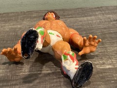 WWF Hasbro The Ultimate Warrior Titan Sports Wrestling Series 2 Action Works
