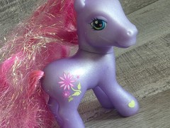 My Little Pony Ponies MLP G3 Petal Blossom Long Hair Daisy Cutie Mark b224b