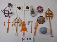 1995 Kenner Hasbro Dragonheart Movie 5 Figure Lot Accessories Weapons Catapult