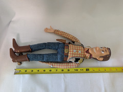 Vintage Disney Pixar Thinkway Toy Story Woody Pull String Doll 15” DOESNT WORK