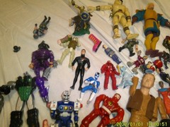 COLLECTION OF OVER 100 ACTION UNKNOWN CHARACTERS FIGURES OTHERS MORE