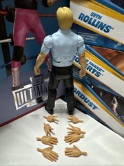 WWE Elite Monday Night War Complete Referee Charles Robinson Build a Figure BAF