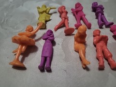 C.U.T.I.E.S. Figures LOT Of 9 Vintage 1986 Mattel CUTIES 1980’s Toys