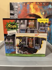 1966 Adam West Tv Series Batman With Robin And Batcave