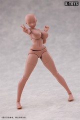 K-Toys KT02 1/12 Comics Buxom Girl Flexible Action Figure Body