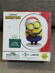 ILLUMINATION’S MINIONS CHRISTMAS Vinyl Figure 4″ Collectible BY Culturefly, BOB