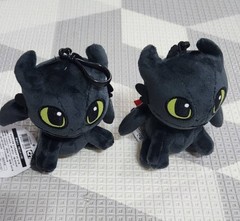 Toothless Plush Doll 4.7″ Sitting Keyring How To Train Your Dragon3 Korea