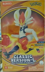 BLOKEES POKEMON CLASSIC VERSION-L NO. 0815 CINDERACE MODEL KIT ENGLISH PACK