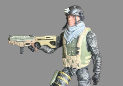 Eagle Force Custom Mercenary Black Thorn w/customized weapons and accessories