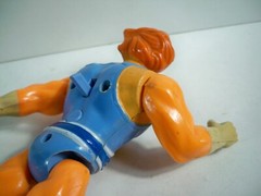 K23i05742 LION-O BRAZIL 100% COMPLETE GLASSLITE THUNDERCATS 1985 ORIGINAL FIGURE