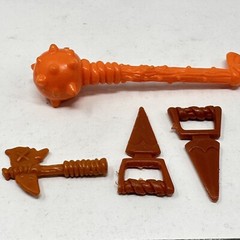 TMNT Weapon Lot | Slash Mace Club, Staff, Troll Axe, Fist Daggers | Vintage