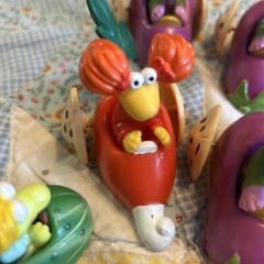 Vintage McDonald’s Jim Henson Fraggle Rock Vegetable Cars Lot Of 7 Toys 80’s