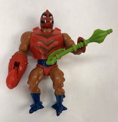 Vintage 1984 MOTU Clawful Action Figure w/ Weapon, Card Back, Mini-Comic, He-Man