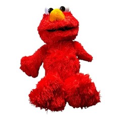 14 in Sesame Street Red Muppet Tickle Me Elmo Hasbro Laughs & Talks Works Plush