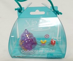 Xia Xia Pets Set of 8 Hermit Crab Collectible Shells and 2 Little Friends New
