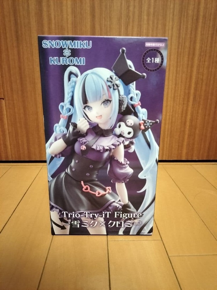 Snow Miku x Kuromi Trio Try iT Figure Snow Miku x Kuromi Hatsune Miku