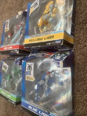 Voltron Metal Defenders Set Lot Of 4 Sealed (damged Boxes)
