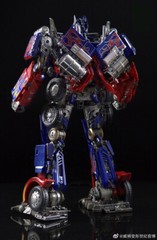 WJ MPM04 Optimus Prime Oversized Figure ROTF DOTM Black Apple W8606