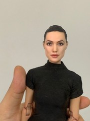 1:12 Angelina Jolie Head Sculpt Beauty Girl Fit 6″ Female Action Figure Body