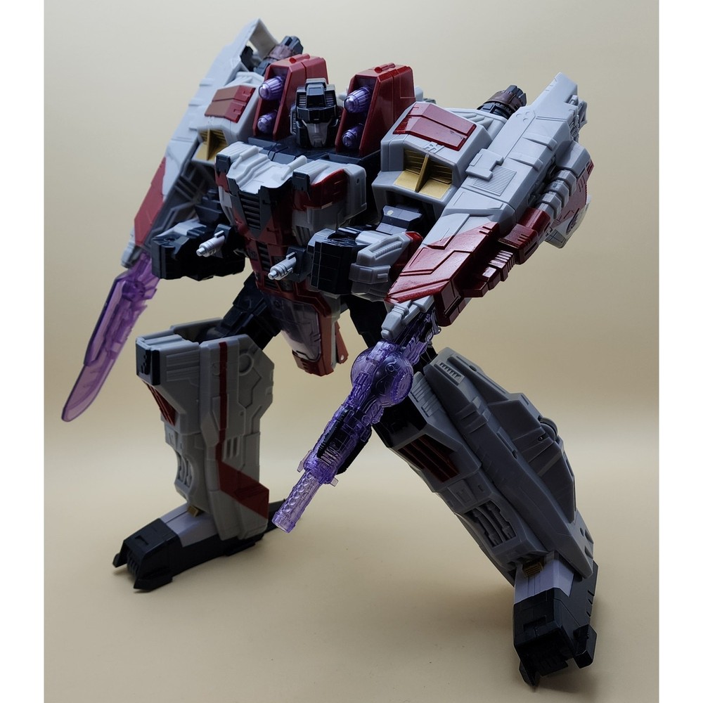 TRANSFORMERS Cybertron (Vintage 2005) STARSCREAM Supreme 13.5″ Action Figure