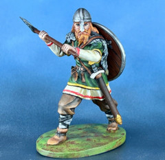 Hand-Painted Viking Figurine, Resin Miniature, Norse Warrior Statue 60mm