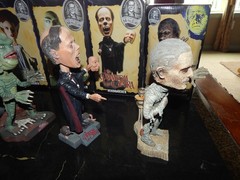 UNIVERSAL MONSTERS BOBBLEHEADS COMPLETE SET 7 NECA 2006 CREATURE PHANTOM MUMMY +