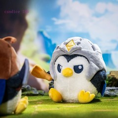 Teamfight Tactics Penguin Featherknight Sitting Plush Doll Peripherals,Ornament