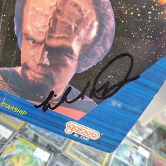 Galoob Star Trek TNG Michael Dorn (Worf) SIGNED AUTO AUTOGRAPH SEALED FIGURE