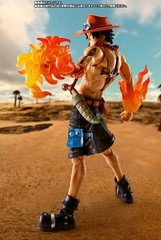 Authentic Bandai S.H.Figuarts Portgas D Ace Fire Fist One Piece Figure