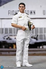 1/6 Top Gun Pete Maverick Mitchell Figure U.S Pilot DID Toys Hot Navy Air Force