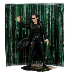 McFarlane Toys 2024 Movie Maniacs Neo Matrix WB Celebrating 100 Years 7” Figure