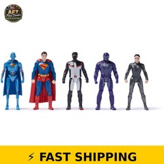 DC Comics Superman 5-Pack Action Figures Set for Ages 4 and Up