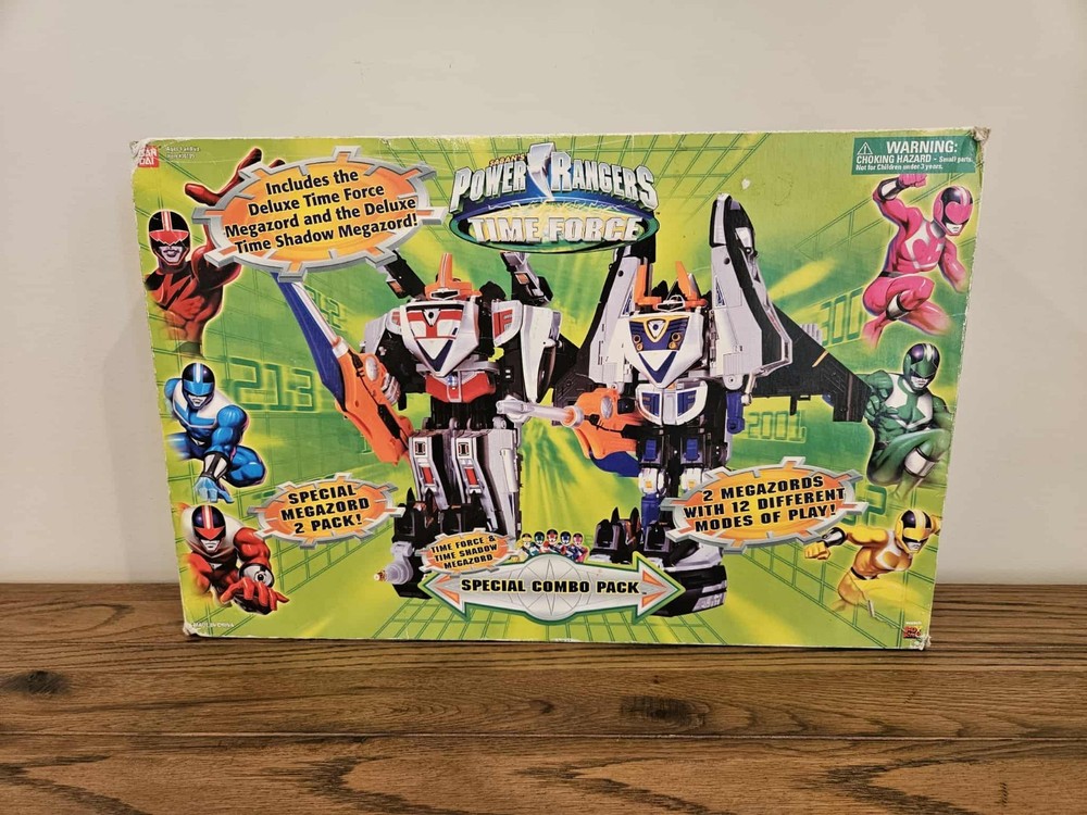 POWER RANGERS TIME FORCE & TIME SHADOW MEGAZORD SPECIAL COMBO PACK – COMPLETE