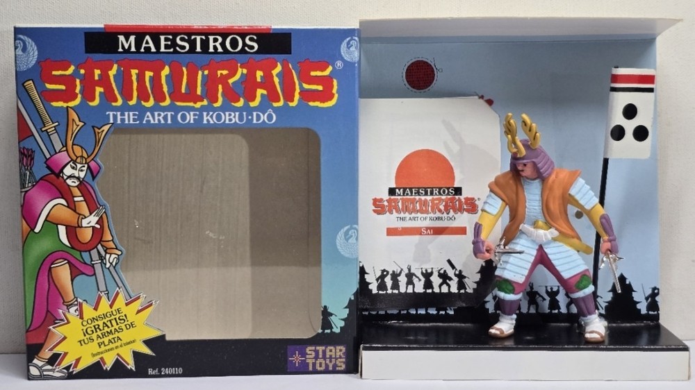 Maestros Samurais The Art of Kobu-Do 1990 Star Toys Sai Swordsman NEW Open Box