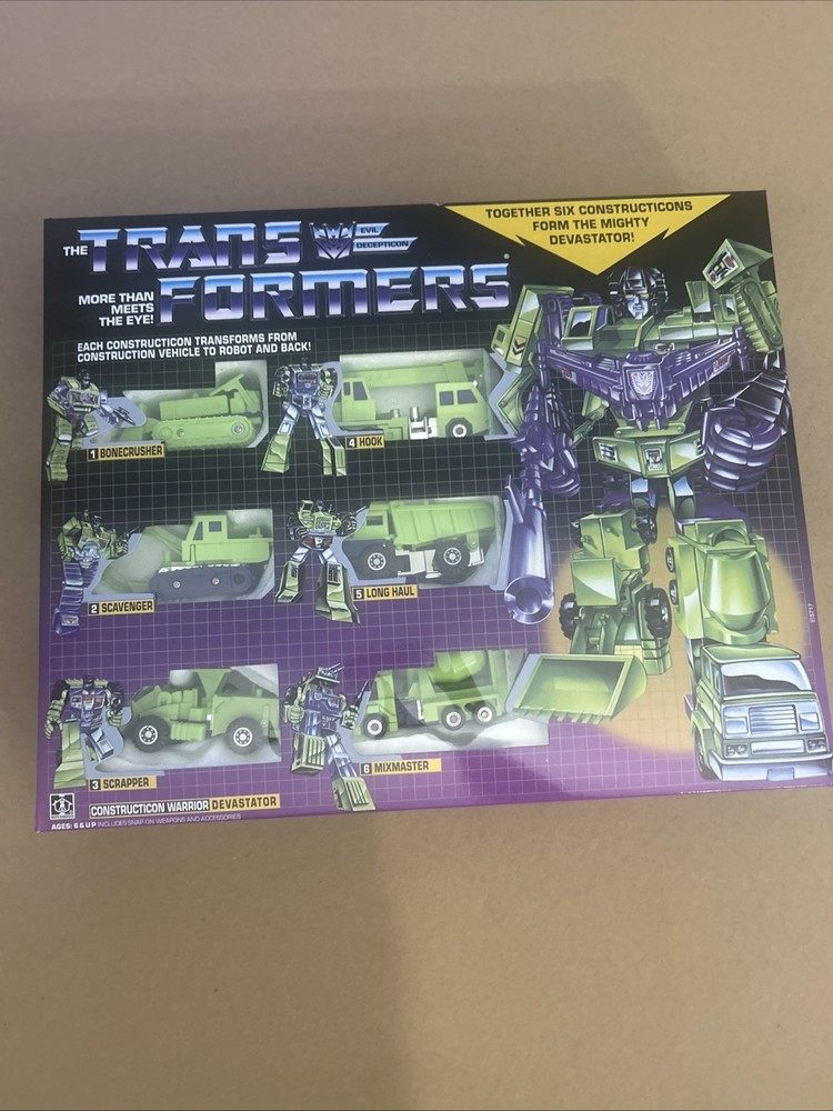 TRANSFORM G1 Reissue Devastator Brand New Boxed Gift Set Free Shipping