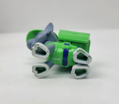 Paw Patrol Air Rescue Rocky Action Pup Figure Green Gray Spring Action Pack